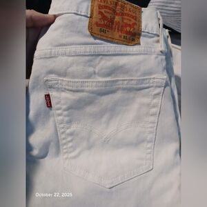 Levi's Men's White Jeans